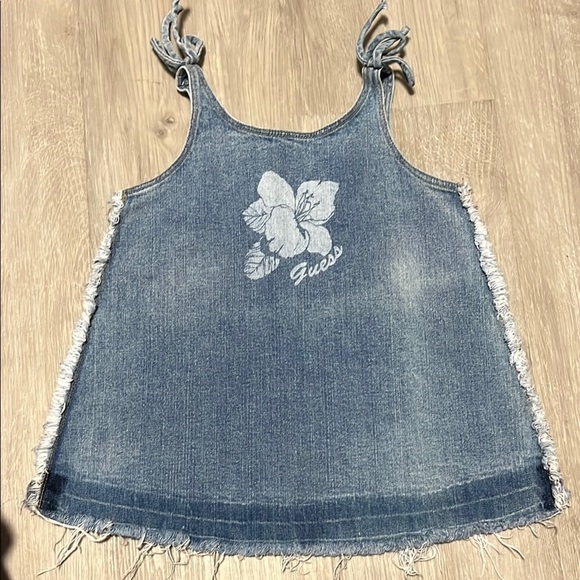 Guess Blue Denim Kids Dress - Picture 1 of 1
